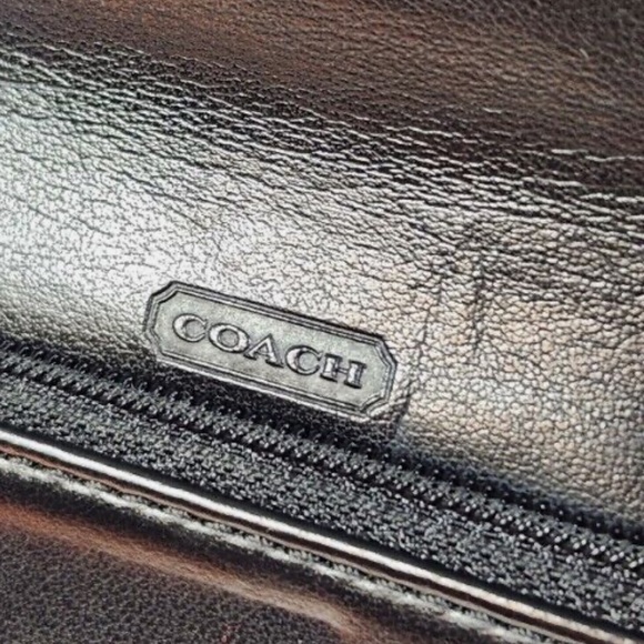 NWT Coach Black w/Silver Hardward in Signature C Logo Pattern Mini Crossbody - Picture 3 of 4